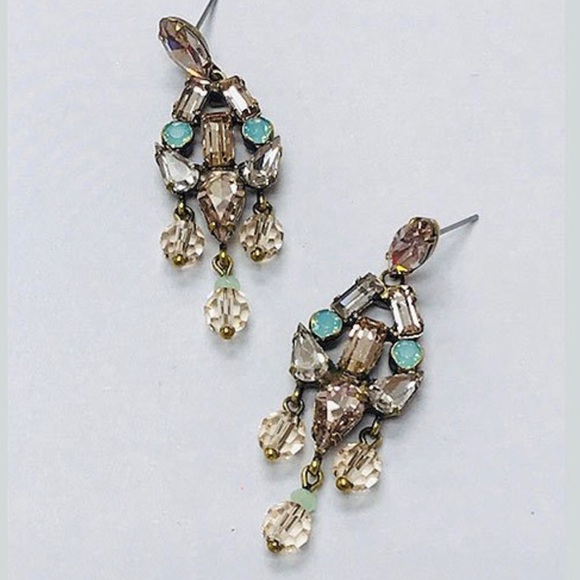 Sorrelli Jewelry - Apricot Agate & Mint Alabaster Earrings, NWT Sorrelli Jewelry - Apricot Agate & Mint Alabaster Earrings, NWT